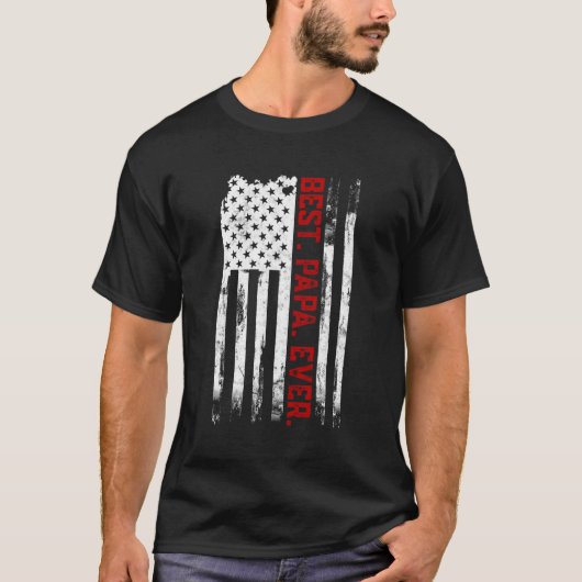 パ最高のパ・エバーアメリカ国旗の日™日 Tシャツ (正面)