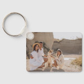 パ最高のパEver 4パパやおじいちゃん用フォトコラージュ キーホルダー (裏面)