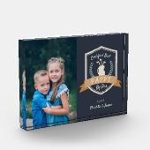 パ最高のピー |ゴルフのおじいちゃん フォトブロック (左)