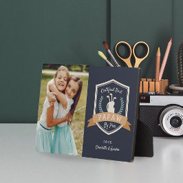 パ最高のプ・バイ・パー |ゴルフのおじいちゃん写真 フォトプラーク