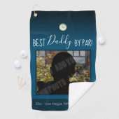 パ最高のル父の日の写真 ゴルフタオル (インサイチュ)