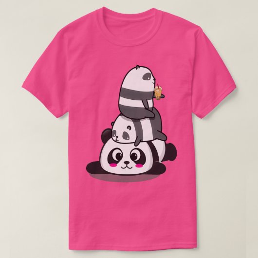 パ最高のンダ茶 Tシャツ (デザイン正面)