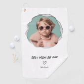 パ最高のーアさんカスタム写真母 ゴルフタオル (インサイチュ)