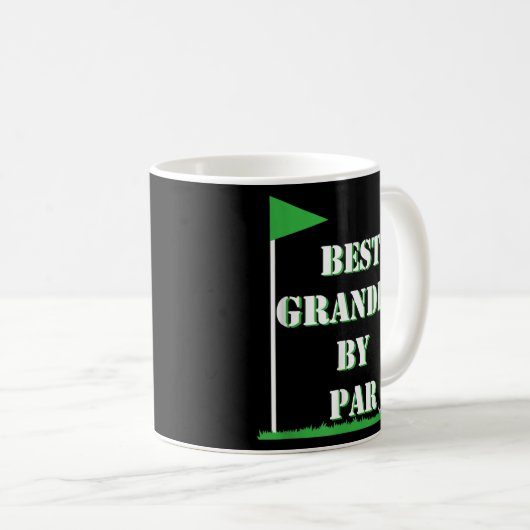 パ最高のーゴルフおもしろいの父の日の贈り物おじいちゃん コーヒーマグカップ (正面右)