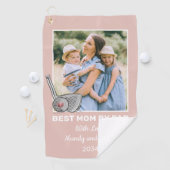 パ最高のールで母さんカスタムフォトゴルフタオル ゴルフタオル (インサイチュ)