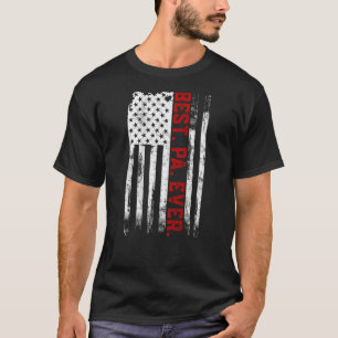 パ最高のー・エバーアメリカン米国国旗の父の日の贈り物f tシャツ
