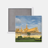 パ王室のレス，プノンペン，カンボジア マグネット (正面/裏面)
