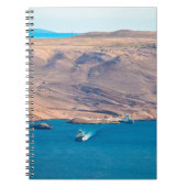 パ石の砂漠とフェリー港のビューの島、ダ ノートブック (正面)