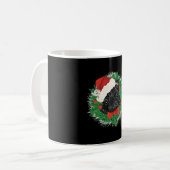 パ素晴らしグのクリスマスシャツ コーヒーマグカップ (正面左)