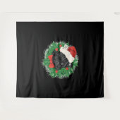 パ素晴らしグのクリスマスシャツ タペストリー (正面(横))