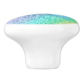 パ素晴らしステルグリッターガーリーモノグラムのカスタム セラミックノブ (側面)