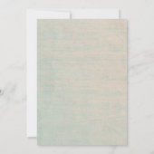 パ素朴リ結婚式招待状 招待状 (裏面)