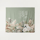 パ結婚ンパスのミスター&ミセス・グラモダンス タペストリー (正面(横))