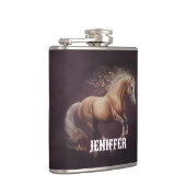 パ絵を描ステルの走馬 フラスク (右)