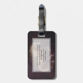 パ絵を描ステルの走馬 ラゲッジタグ (裏面縦)