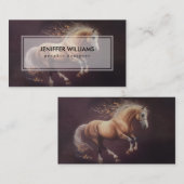 パ絵を描ステルの走馬 名刺 (正面/裏面)