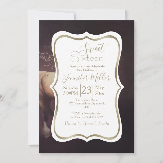 パ絵を描ステルの走馬 招待状 (正面)