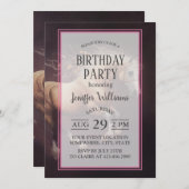 パ絵を描ステルの走馬 招待状 (正面/裏面)