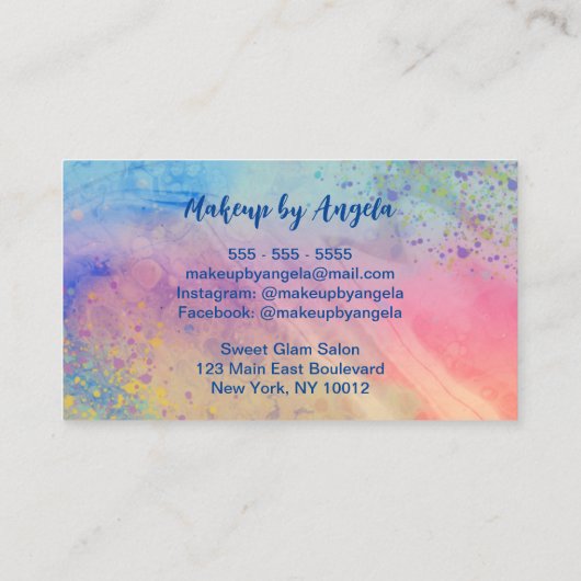 パ芸術的ステル液絵を描(ばちゃばちゃ)跳ねる 名刺 (裏面)