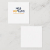 パ誇りを持ったグトレーナー スクエア名刺 (正面/裏面)