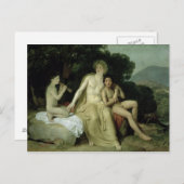 ヒアシンスとシパリスを持つアポロ ポストカード (正面/裏面)