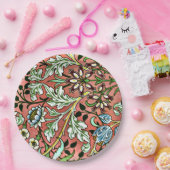 ヒアシンス – ウィリアム・モリスヴィンテージデザイン ペーパープレート (パーティー)