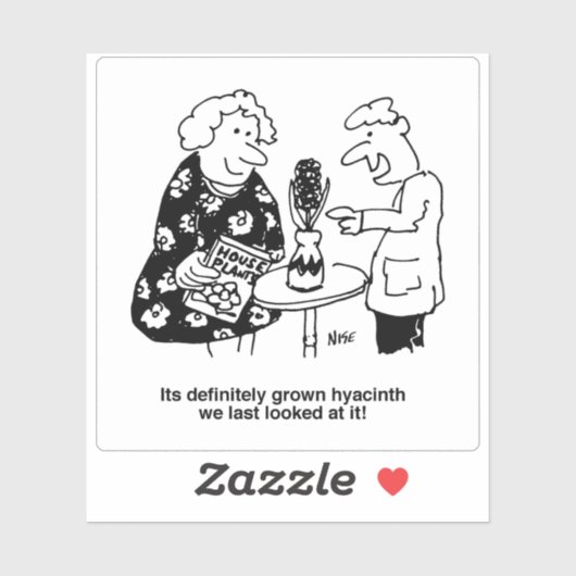 ヒアシントハウスプラントプンマンガ シール (シート)