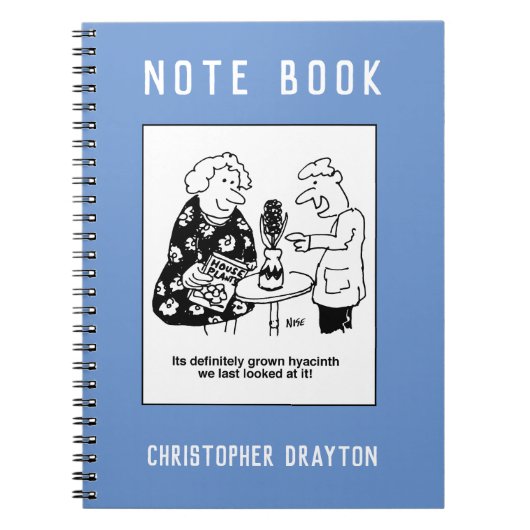 ヒアシントハウスプラントプンマンガ ノートブック (正面)