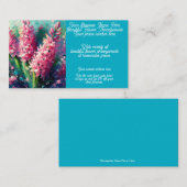 ヒアシントフローリスト華道フローラ 名刺 (正面/裏面)