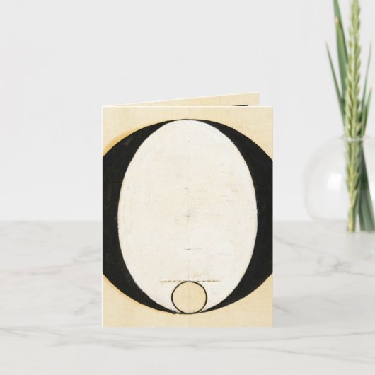 ヒアテネヒルマaf Klint著1920年 サンキューカード (正面)