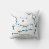 ヒアニスMAケープコッドビーチハウスフォト クッション (正面)