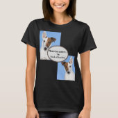 ヒアリングの忍耐強いIm懸命があって下さい Tシャツ (正面)