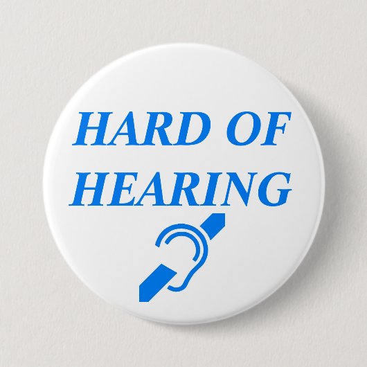 ヒアリングの懸命 缶バッジ (正面)