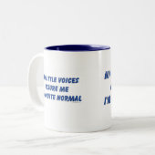 ヒアリングはユーモアを表明します マグカップ (正面左)