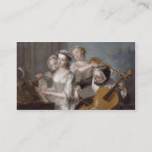 ヒアリング、c.1744-7 (キャンバスの油)の感覚 名刺 (裏面)