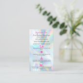 ヒアルロン酸ペンフィラーアフターケア指示カード 名刺 (スタンド正面)