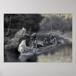 ヒアワタの歌：先住民インディアン戦士&恋人 ポスター