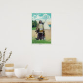 ヒアワタポートレート# 2 ポスター (キッチン)