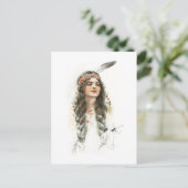 ヒアワタ・ミンネハハのハリソン・フィッシャー歌 ポストカード (スタンド正面)