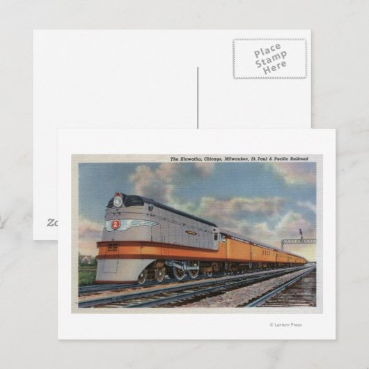 ヒアワタ#2鉄道 ポストカード (正面/裏面)