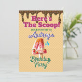 ヒアーズ・ザ・スクープ ワッフルコーン 招待状 (スタンド正面)