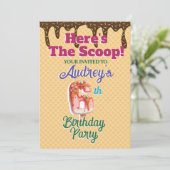 ヒアーズ・ザ・スクープ ワッフルコーン 招待状 (スタンド正面)