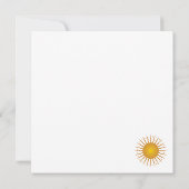 ヒア・カムズ・ザ・サン フラットカード (5.25x5.25) (裏面)