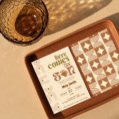 『ヒア・カムズ・ザ・サン』ベイビーシャワーのご招待 招待状