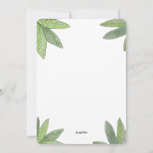 ヒア・カムズ・ザ・サン ベイビーシャワー 招待状 (裏面)