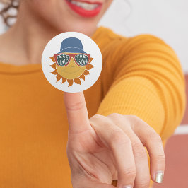 ヒア・カムズ・ザ・サン ベイビー・ボーイ・シャワー ラウンドシール