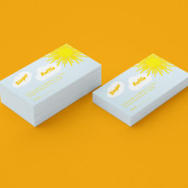 ヒア・カムズ・ザ・サン ボーイ ベイビー シャワー おむつラッフル エンクロージャーカード