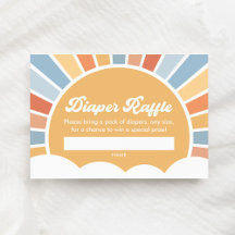 ヒア・カムズ・ザ・サン レトロ おむつ ラッフル チケット