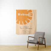 ヒア・カムズ・ザ・サン レトロ ベイビーシャワー タペストリー (インサイチュ)