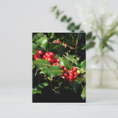 ヒイラギおよびキヅタ ポストカード (スタンド正面)